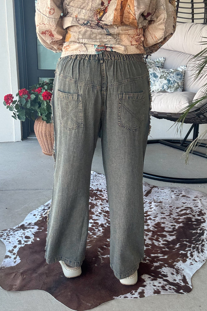 Angel Patchwork Jeans - 100% Cotton