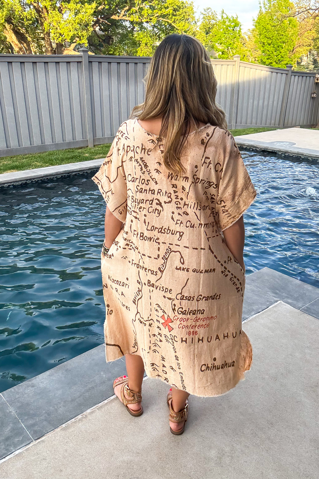 Geronimo Linen Feeling Dress/Tunic - 100% Cotton