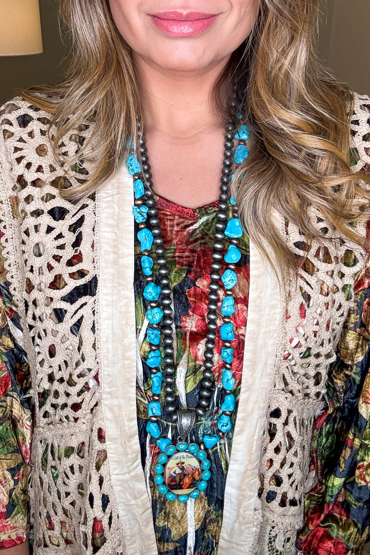 Vintage Lace Boho Vest  – High Low 100% Cotton Lace Duster