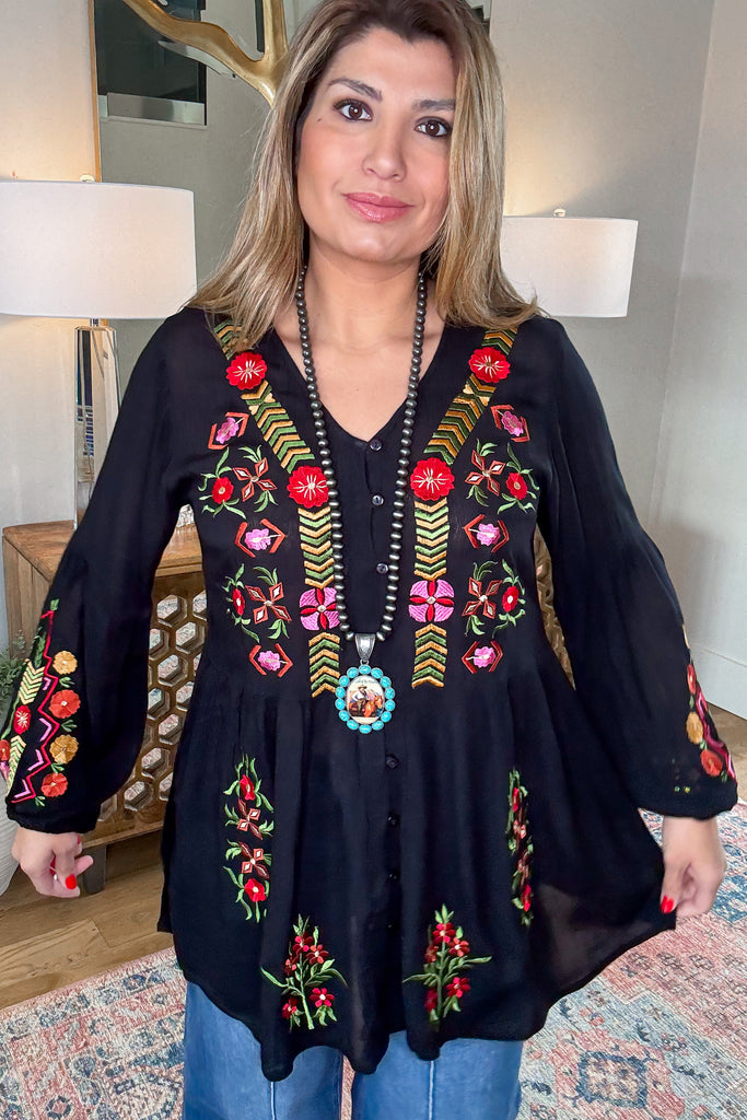 AHB EXCLUSIVE: Give Love Tunic - Black