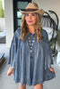 Wild Soul Oversized Denim Dress -  100% Cotton