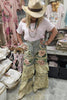 Painted Rose Patchwork Boho Pants