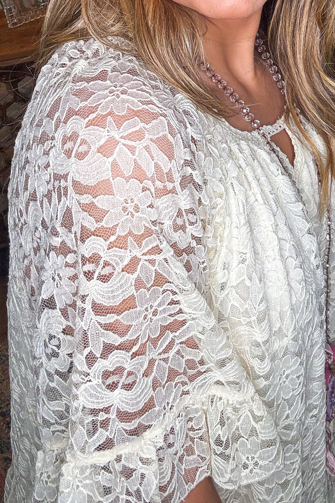 Vineyard Breeze Top - Beige