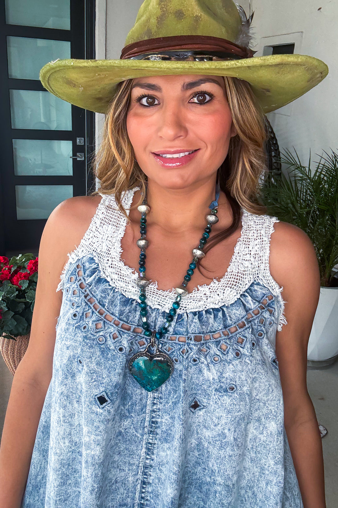 Seabreeze Story Dress - 100% Cotton - Denim