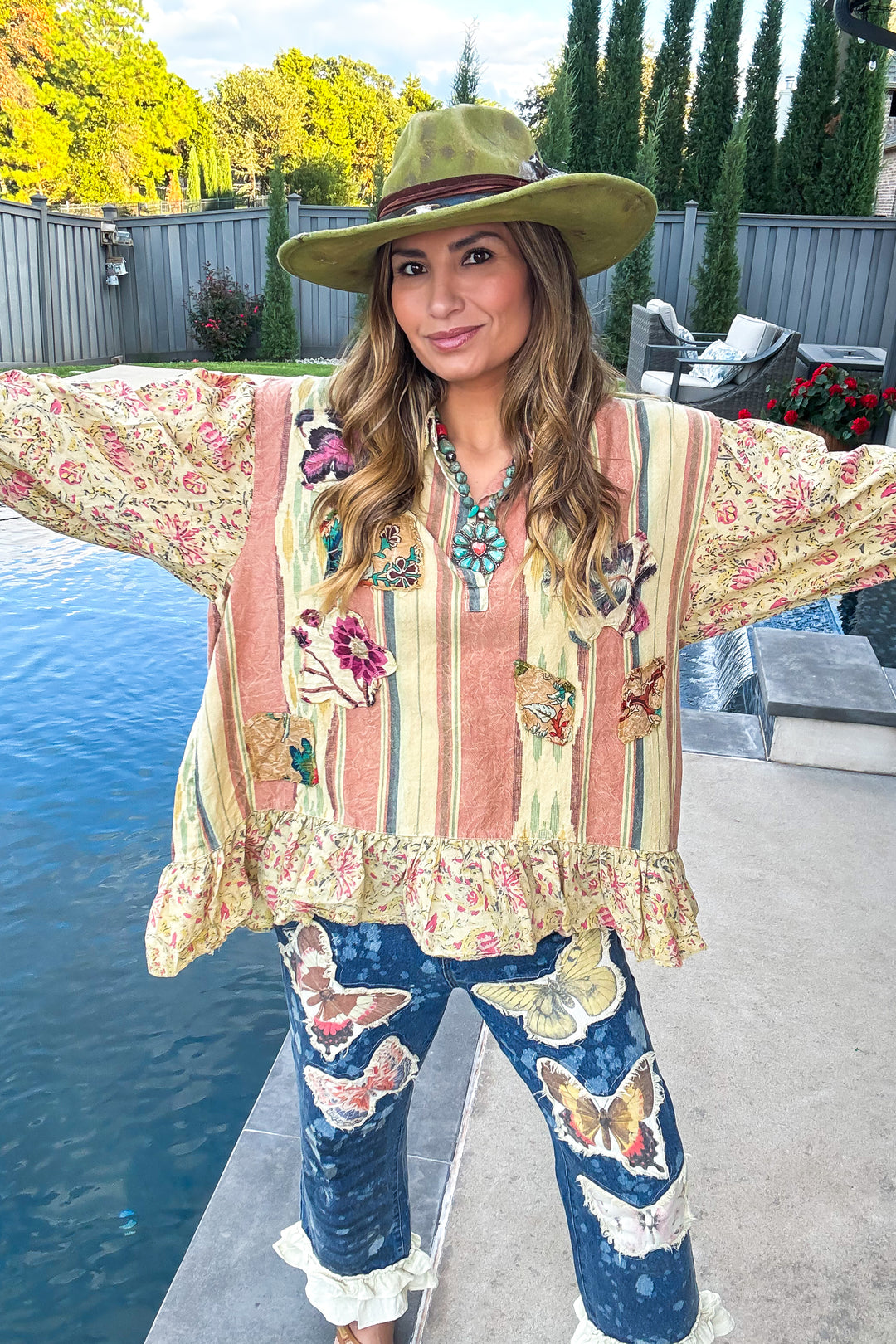 Southern Skies Top - 100% Cotton