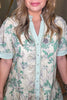 Spring Forward Dress - 100% Cotton - Sage
