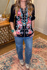 AHB EXCLUSIVE: Here We Go Again Blouse - Black - SALE