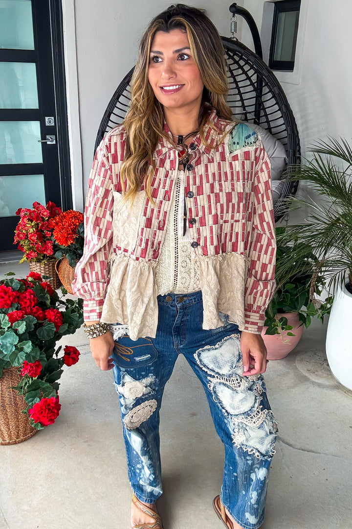 Nestled in Brick Jacket - 100% Cotton