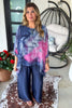 Italian Silk Stretch Pants – Made in Italy (SOLD SEPARATELY) Navy