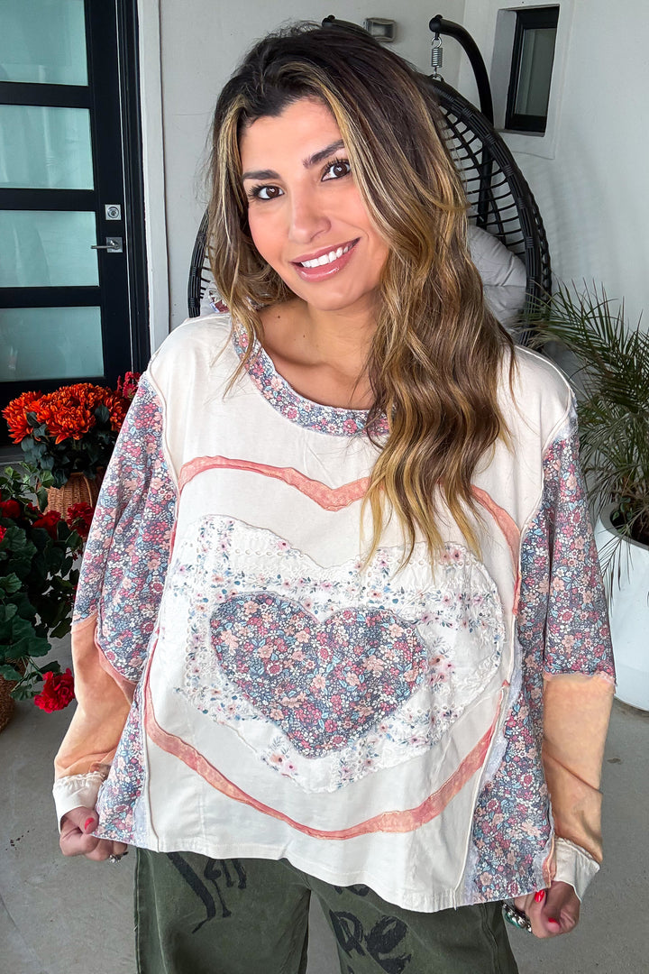 Sweetheart Soul Top - 100% Cotton - Coconut Milk