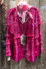 Lover’s Heart Hand-Crocheted Magenta Top - 100% COTTON