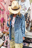 Starlight Patchwork Denim Shirt - 100% Cotton