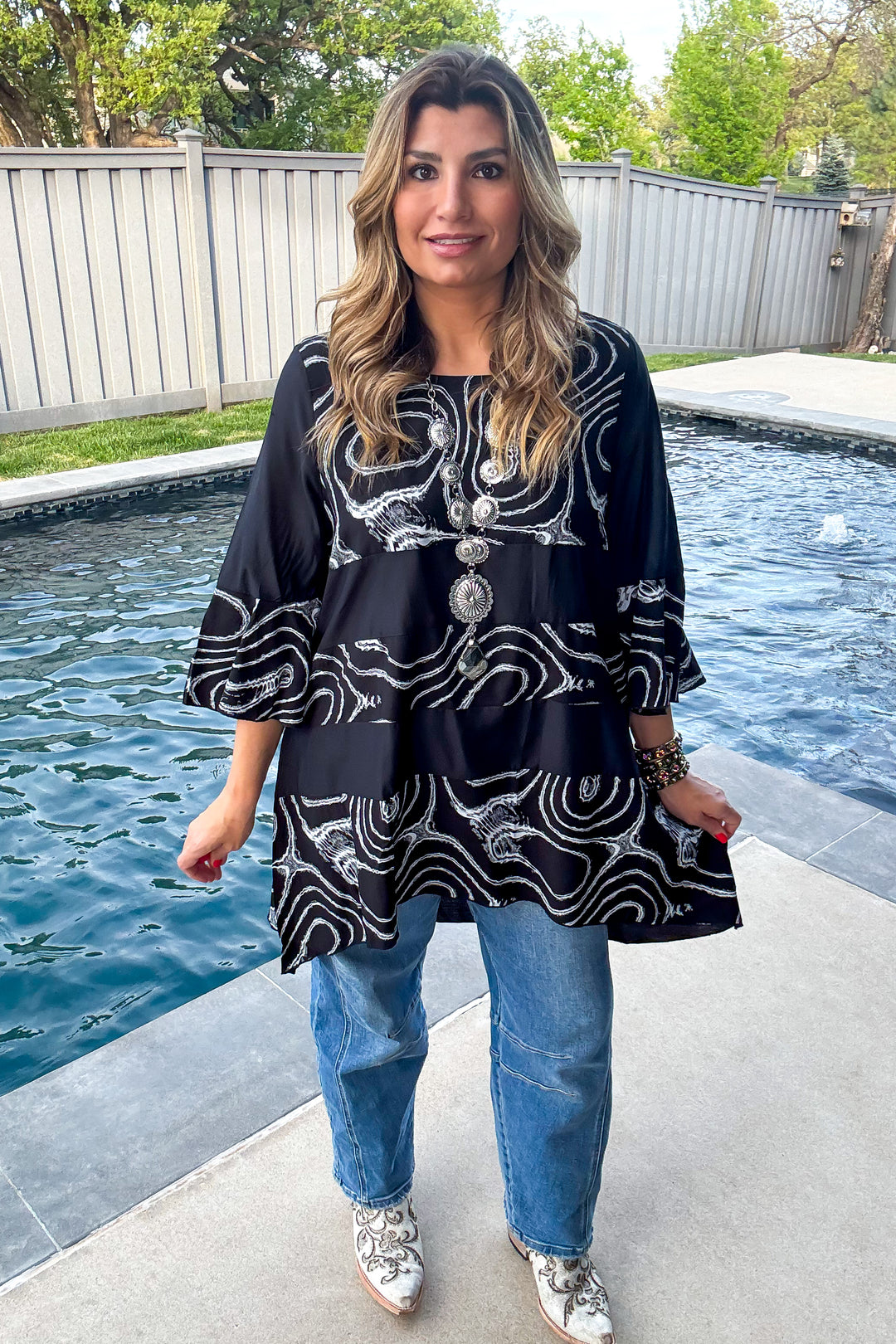 Timeless Dreams Tunic - Black