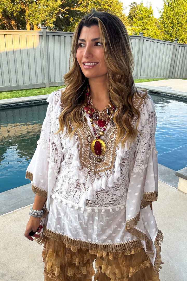 Timeless Grace Top - Ivory
