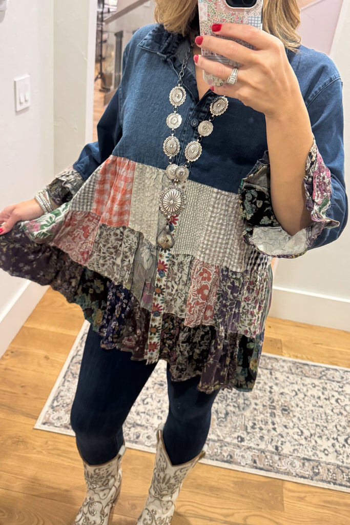 PRE ORDER: Just My Style Tunic -  Vintage - 100% Cotton