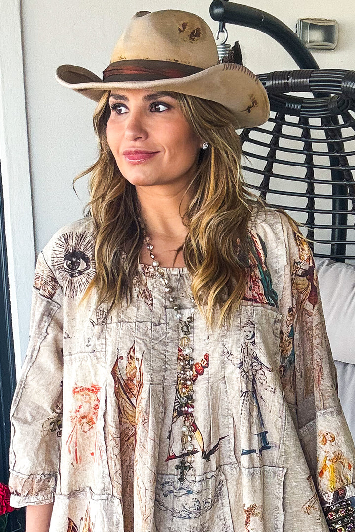 PRE ORDER: Desert Outlaw Distressed Hat - Handmade - Made in USA