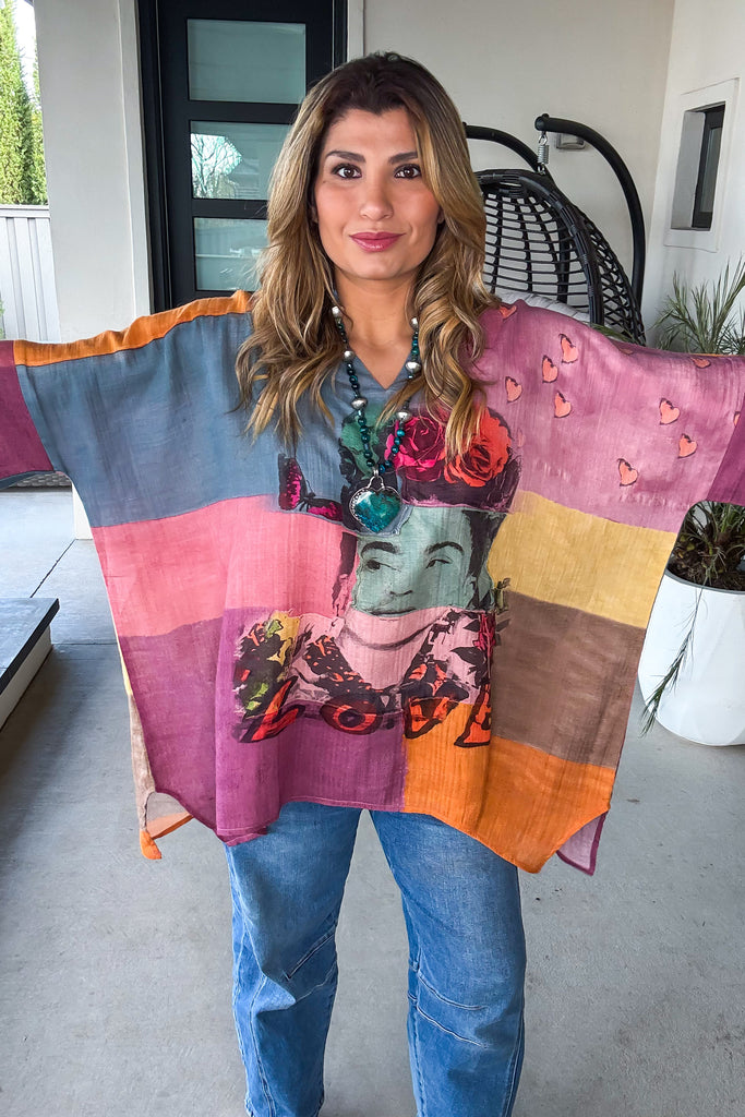 Frida Love Oversized Top - 100% Cotton