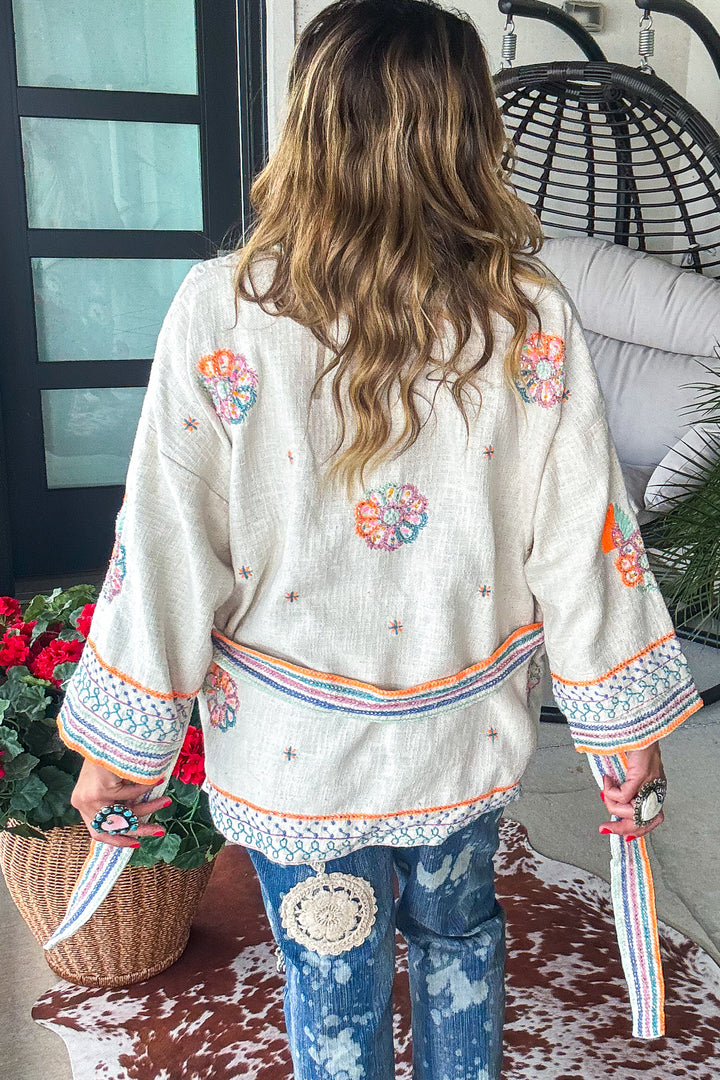 Stardust Reverie Jacket - 100% Cotton - Natural