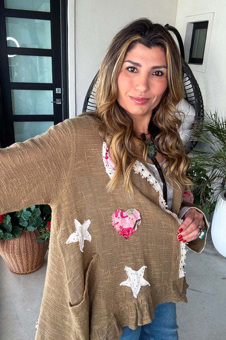 True Love Jacket - 100% Cotton - Mocha
