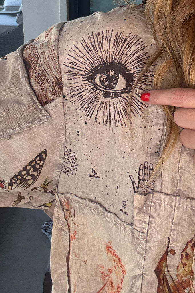 Renaissance Court Patchwork Tunic - 100% Cotton