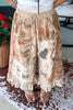 Floral Meadows Exclusive Cotton Crochet Pants - 100% Cotton