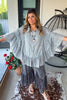 Sweetly Styled Top - Blue-Sage