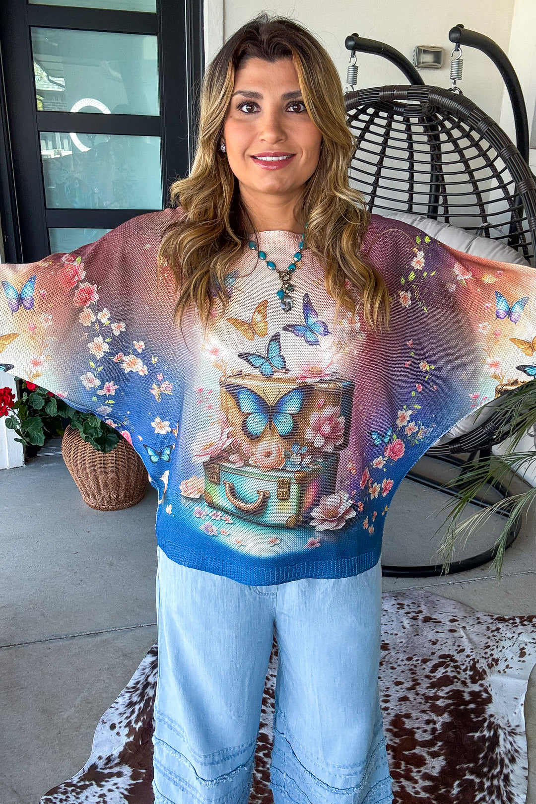 Butterfly Made in Italy Summer Sweater - SALE