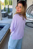 Whispers Of Lilac Oversized Top - Lilac - SALE