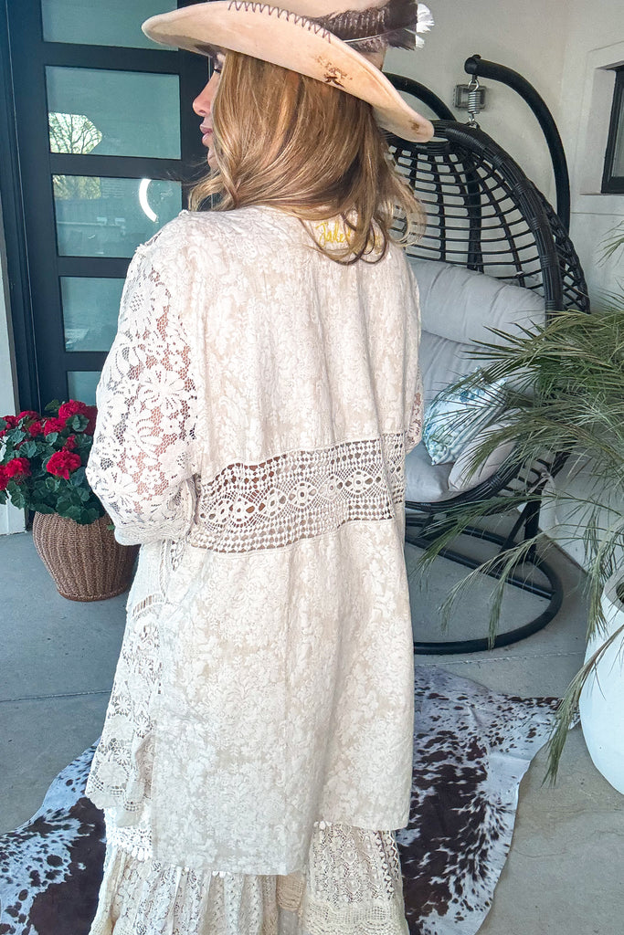 Timeless Grace Lace Duster - 100% COTTON - MADE IN USA