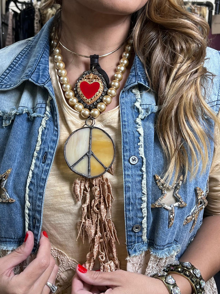 Peace Sign Necklace