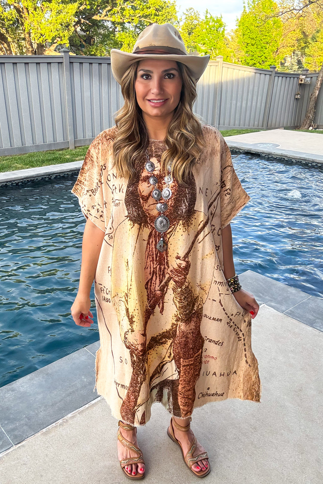 Geronimo Linen Feeling Dress/Tunic - 100% Cotton