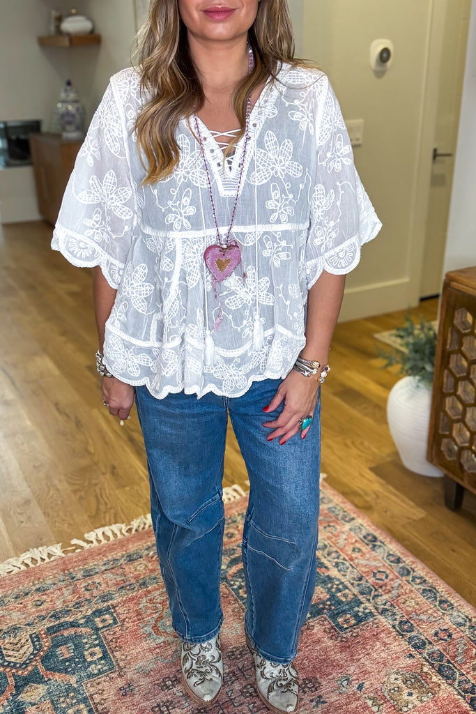 Sunny Days Ahead Top - Off White