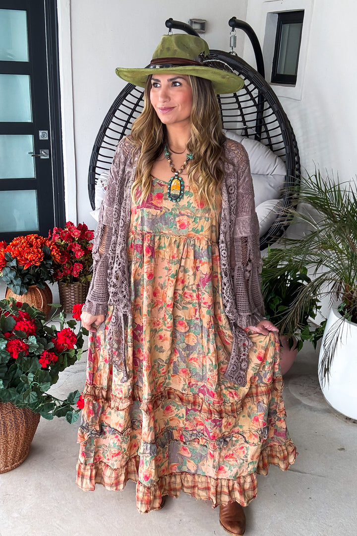 Falling Petals Dress - 100% Cotton