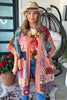 The Nepal Oversized Kimono - 100% Cotton - Peach