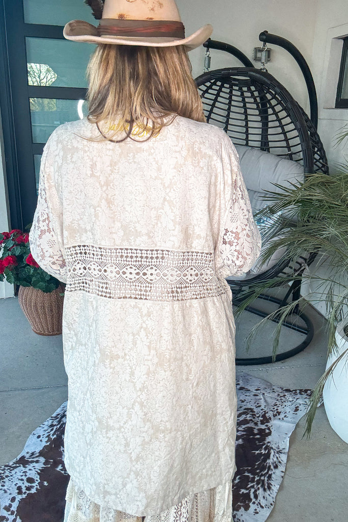 Timeless Grace Lace Duster - 100% COTTON - MADE IN USA