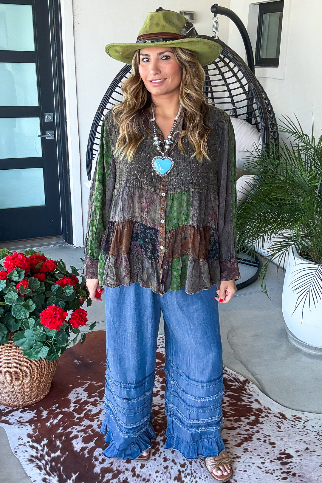Blue Heart Artisan Necklace