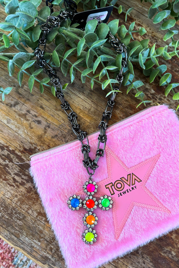 TOVA - The Madonna Necklace in Eletrics
