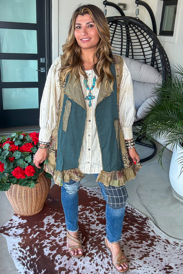 Blue Ridge Vintage Tunic - 100% Cotton - Natural