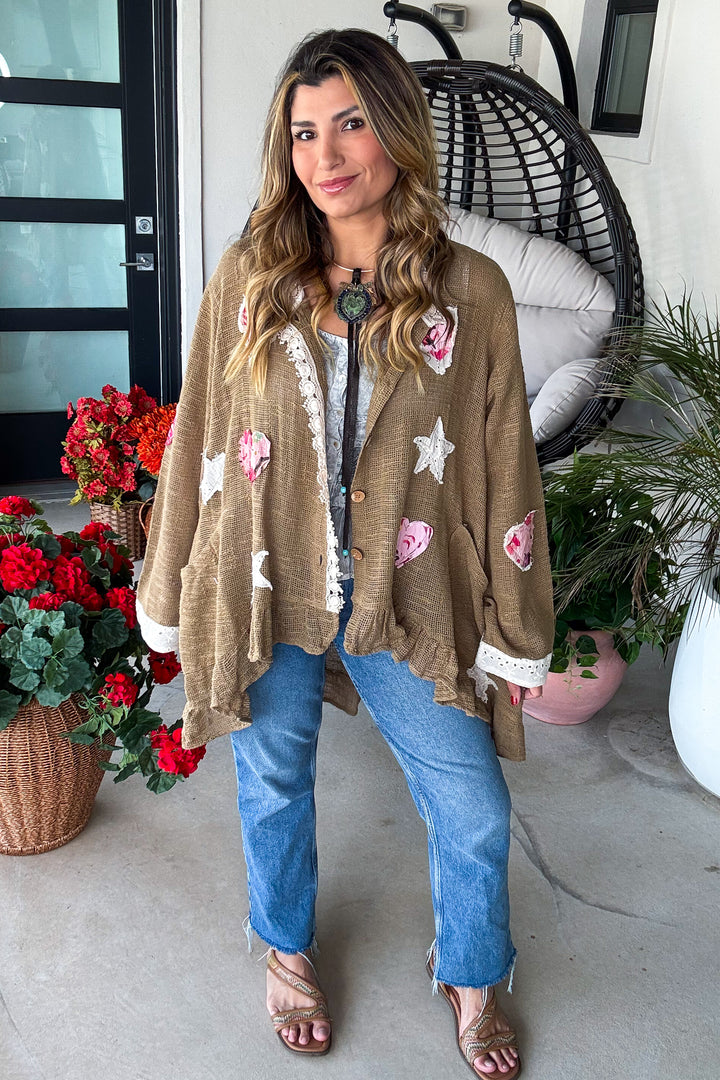 True Love Jacket - 100% Cotton - Mocha