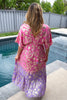 Sunset Paisley Dream Maxi Dress - Pink