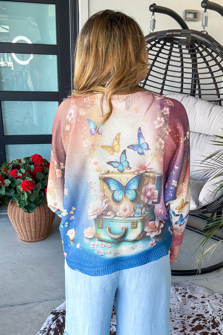 Butterfly Made in Italy Summer Sweater - SALE