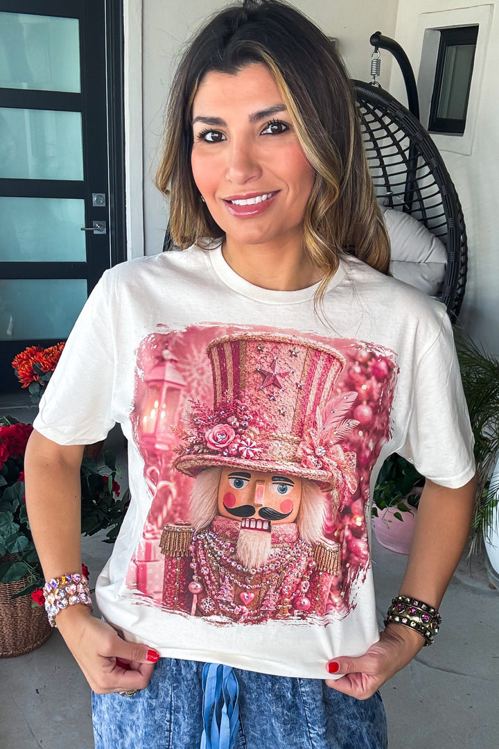 Sugar Plum Glam Nutcracker Tee - 100% Cotton
