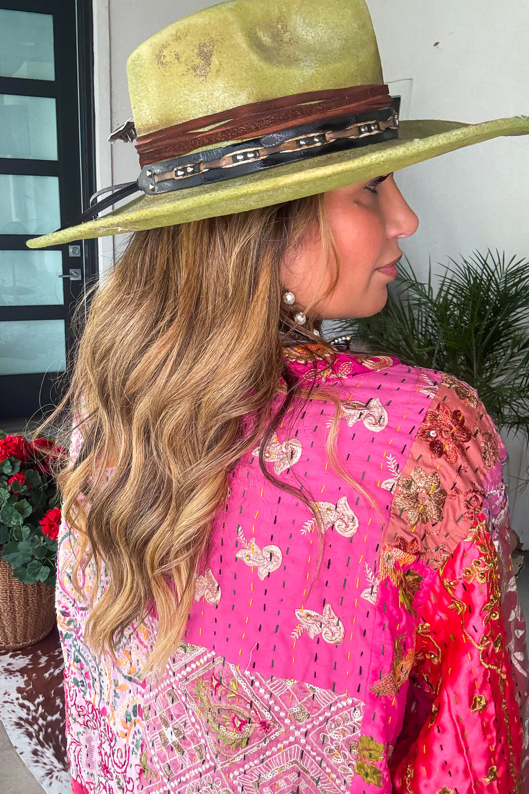 Timeless Spark Kimono - 100% Cotton Pink