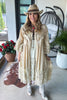 PRE ORDER: Desert Lace Daydream Slip Dress - Cotton Linen Blend - MADE IN USA