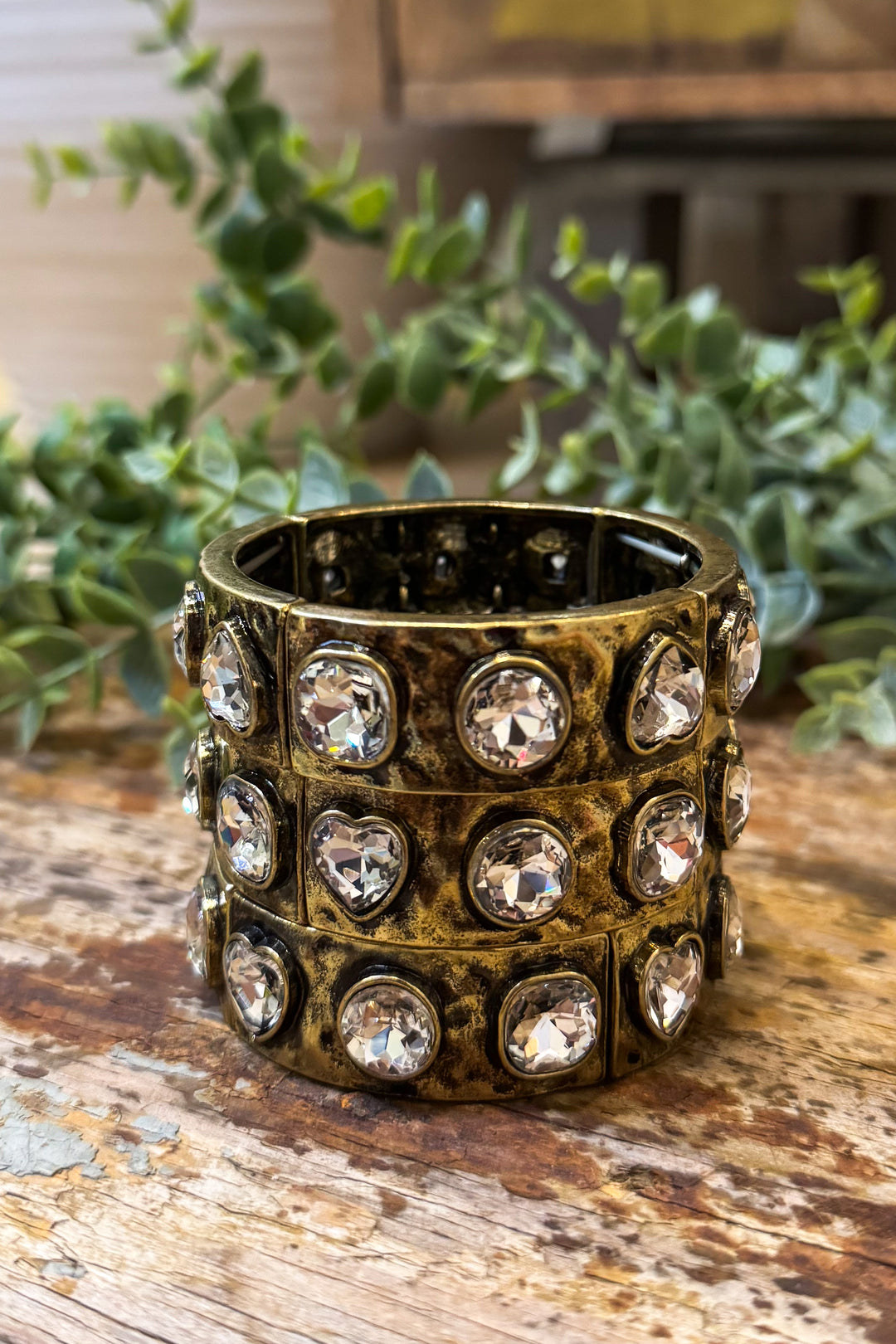 Bronze Golden Stretch Bracelet - Gold (EACH SOLD SEPARATELY)
