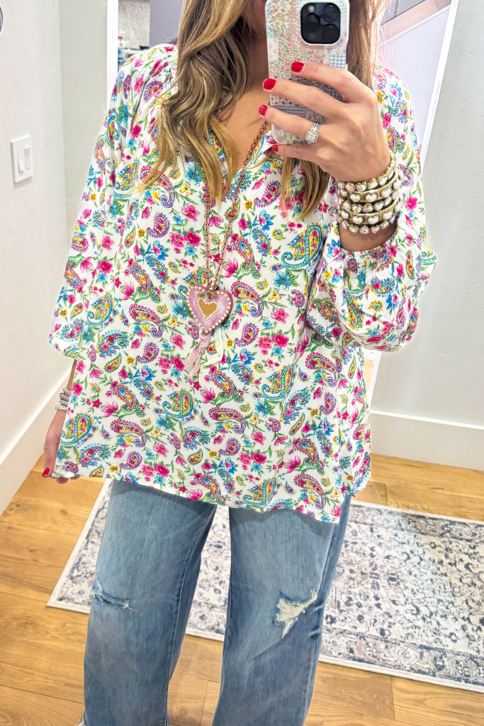 Busy Mornings Top - Ivory