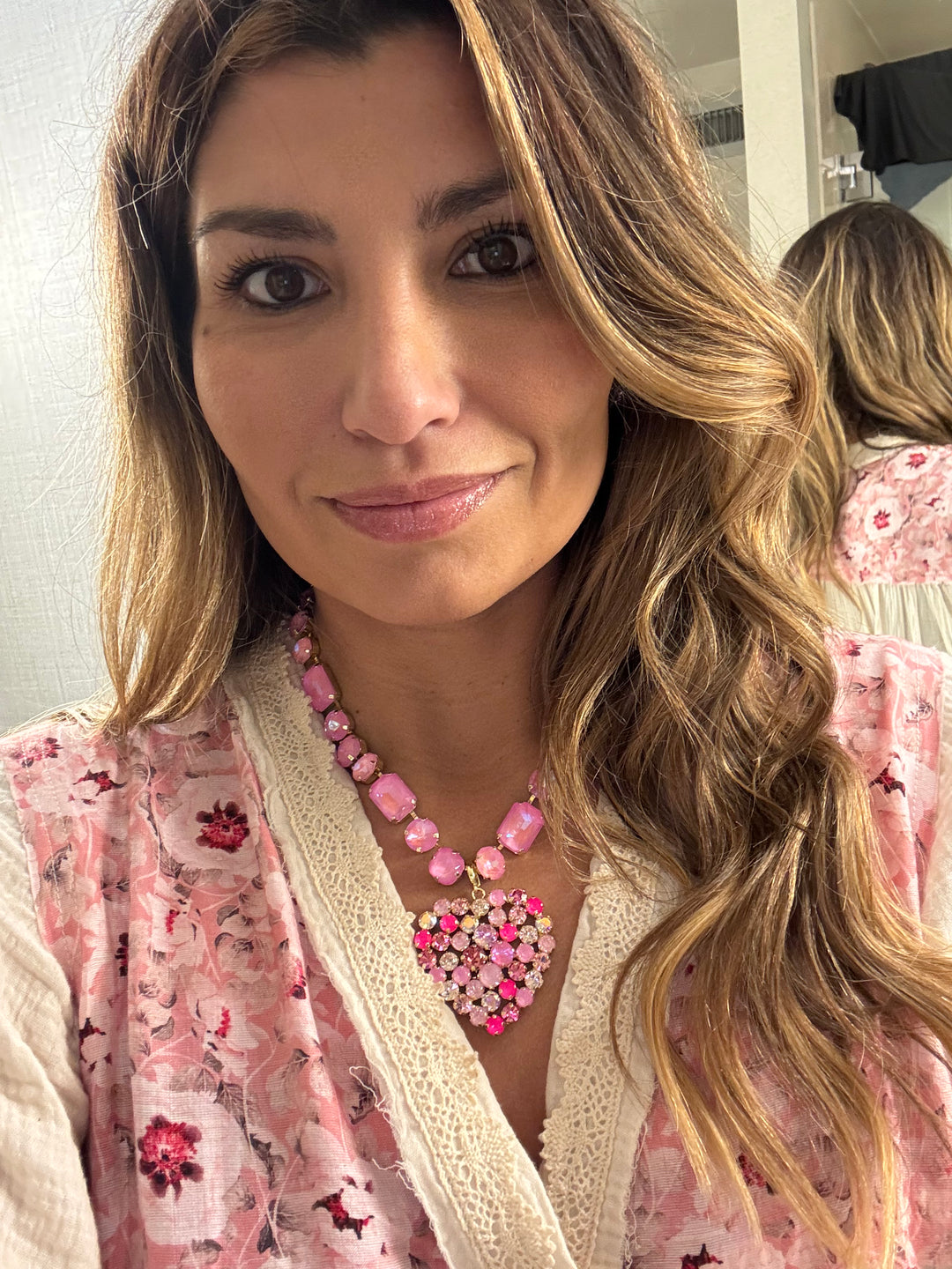 WAFA Heart Necklace - All Pinks Heart