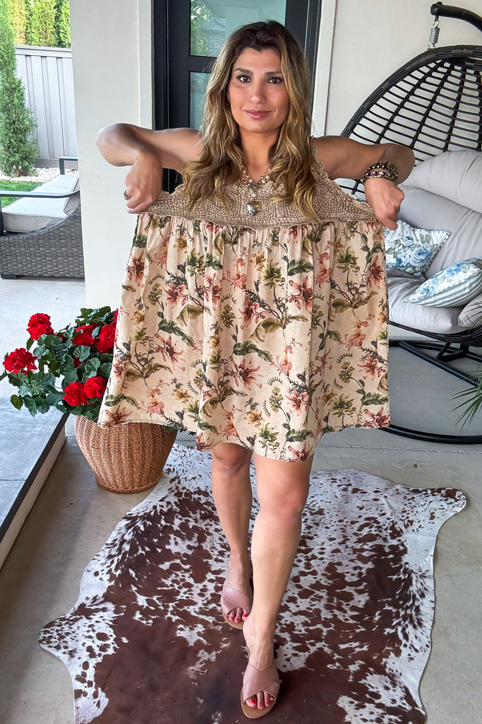 Antique Memory Tank Dress - 100% Cotton