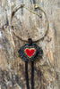 Sacred Heart Statement Necklace – One of a Kind Handmade Piece
