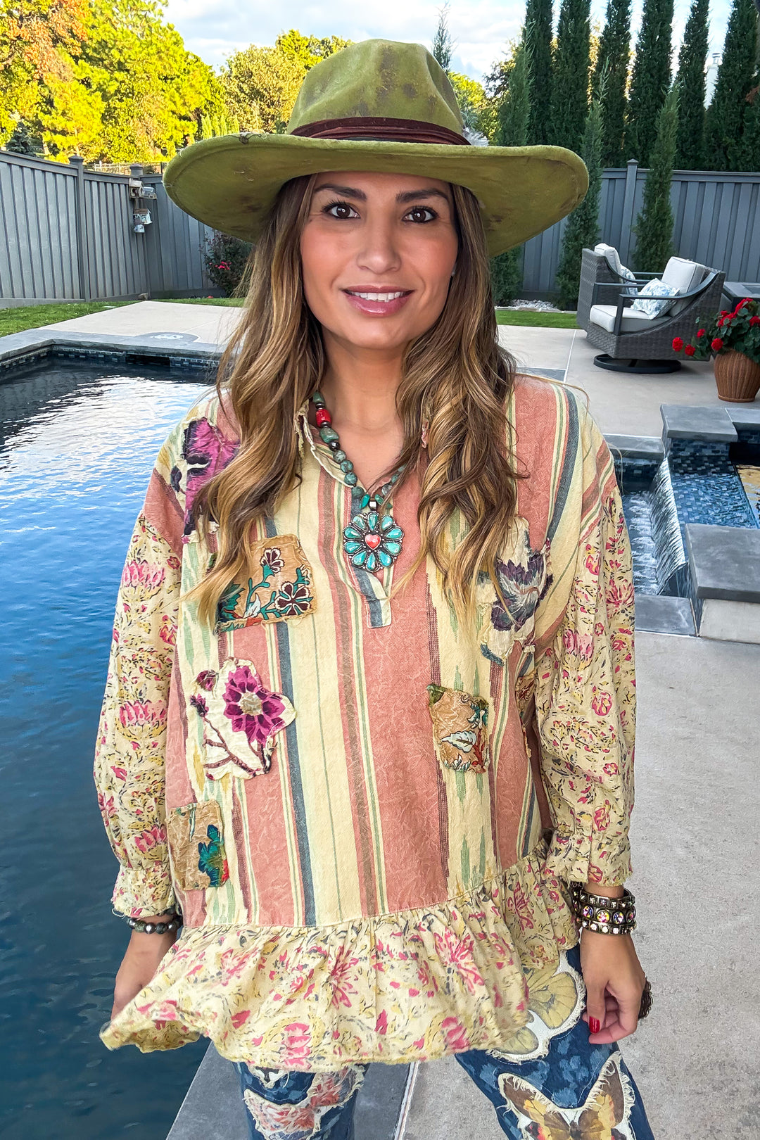 Southern Skies Top - 100% Cotton